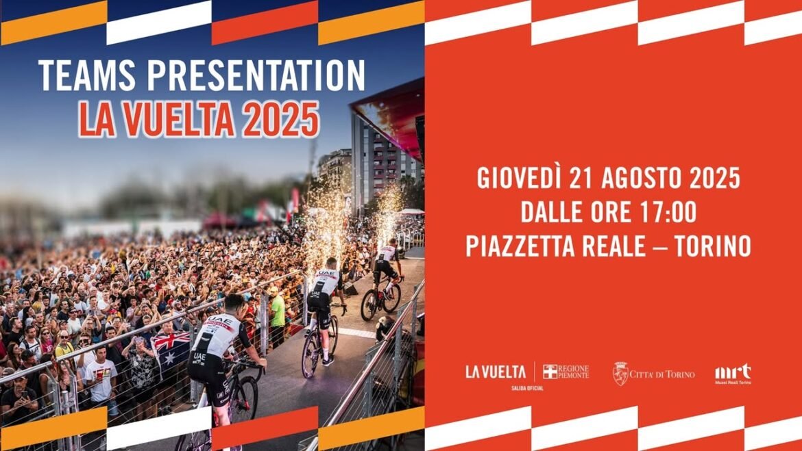 🚴♂️ La Vuelta 25 parte dal Piemonte! 🇮🇹 📍 Giovedì 21 agosto – Piazzetta Reale,…