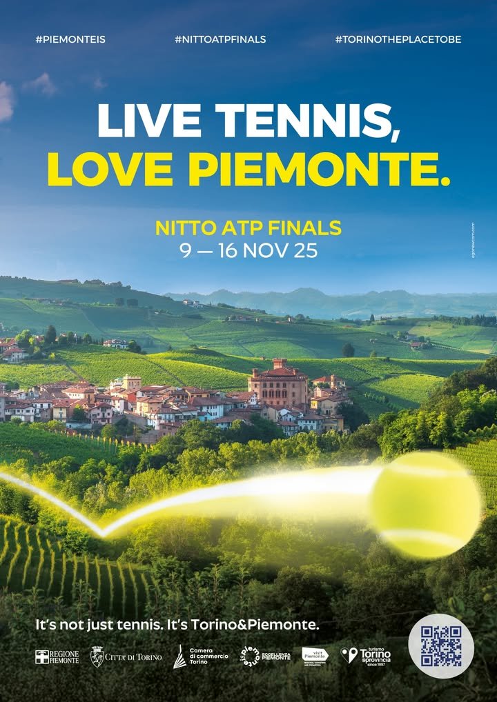 🎾 LIVE TENNIS, LOVE TORINO & PIEMONTE Dal 9 al 16 novembre 2025, i migliori…